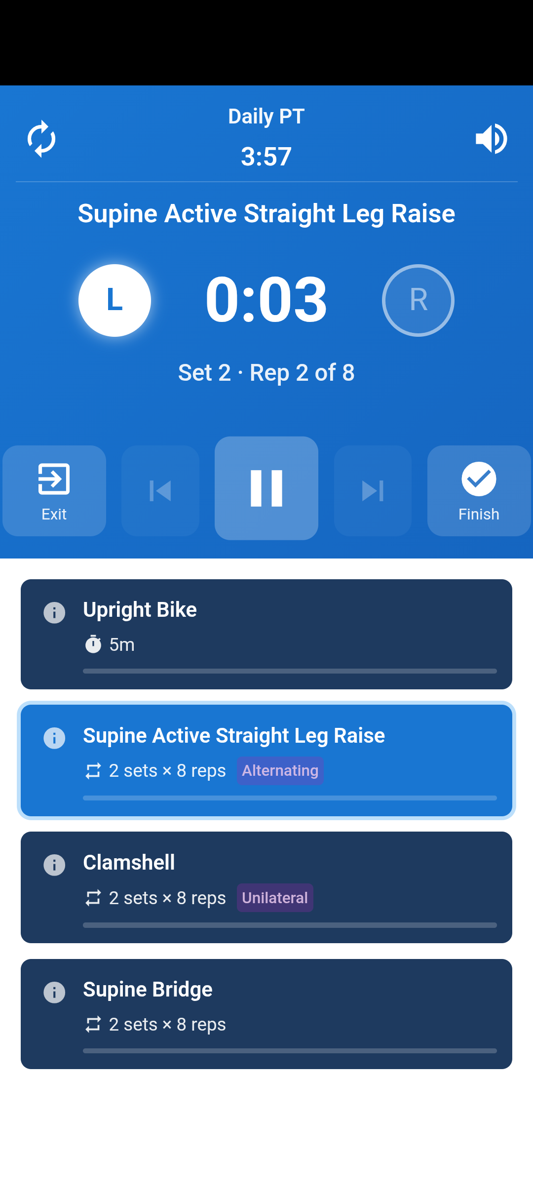 Active session playback